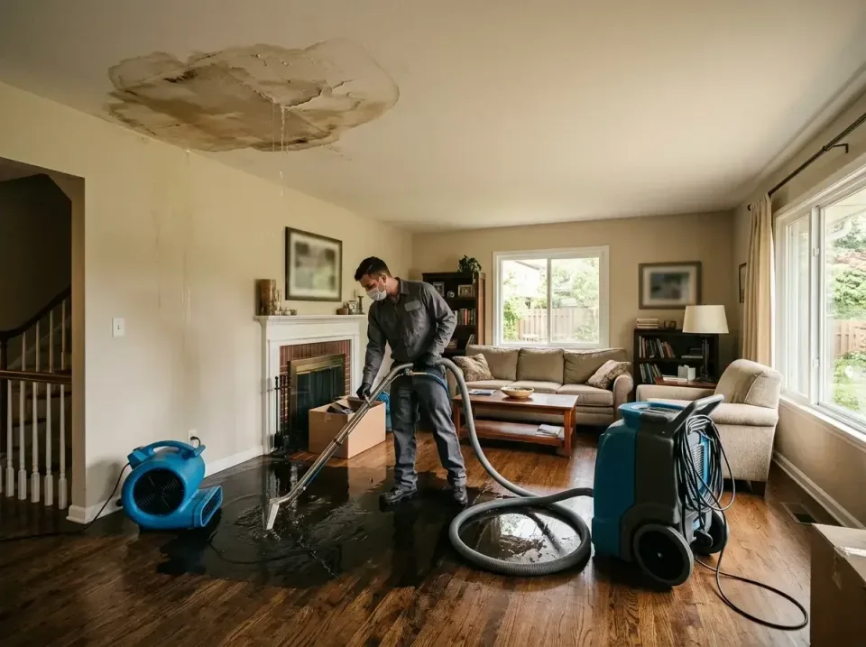attic-pipe-burst-ceiling-drip-008 — frequently asked questions, Water Damage Restoration & Carpet Care in DuBois, PA